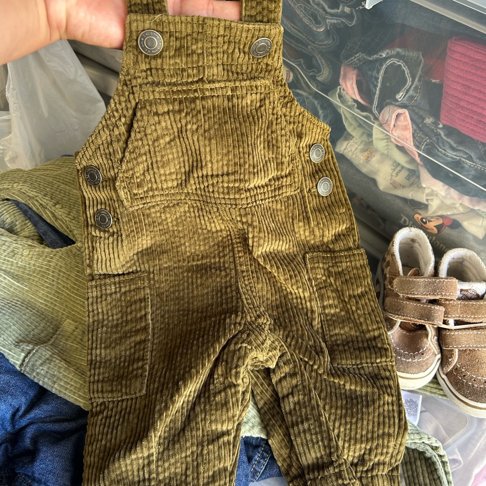 Cozy Kids Corduroy Overalls